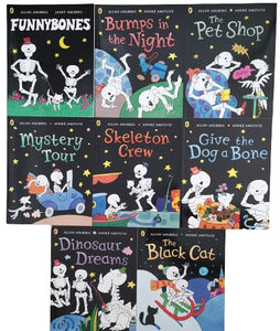 Kids FunnyBones 8 Books Collection Gift Set By Allan Ahlberg Ages 3+ Paperback