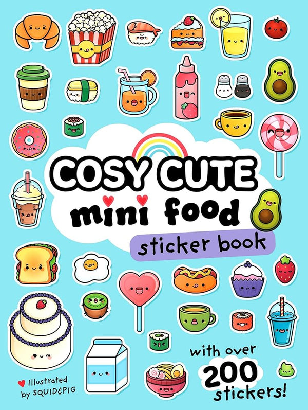 Cosy Cute Mini Food Sticker book cover image