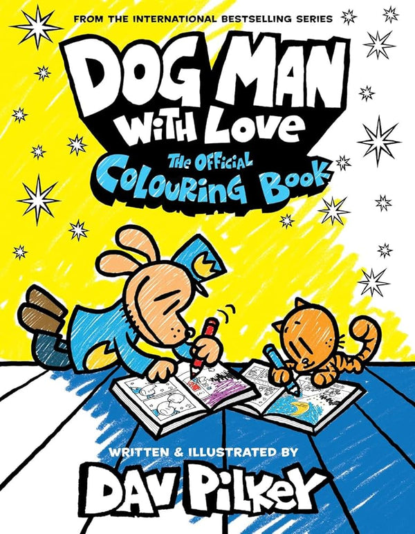 Dog Man With Love: The Official Colouring Book cover image