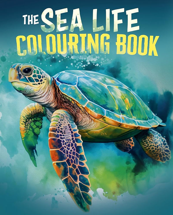 The Sea Life Colouring Book: Over 45 Images to Colour (Arcturus Creative Colouring) cover image
