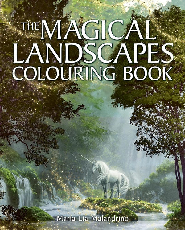 The Magical Landscapes Colouring Book cover image