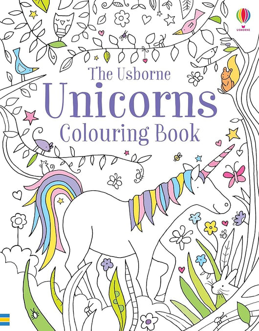 Unicorns Colouring Book cover image