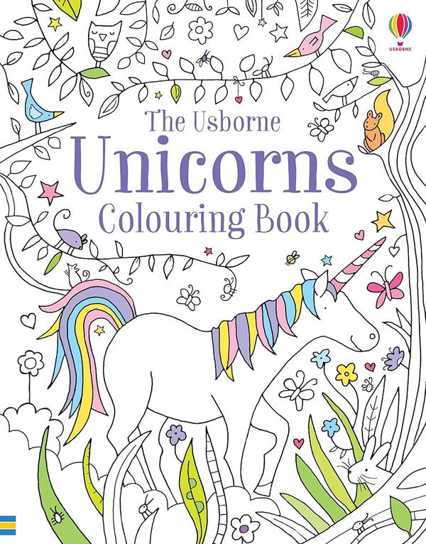 Unicorns Colouring Book cover image