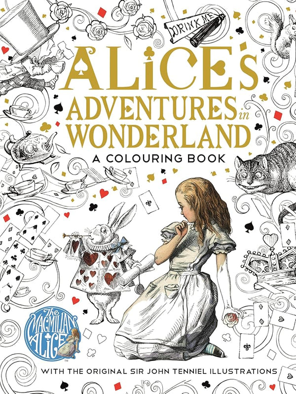 The Macmillan Alice Colouring Book (Macmillan Classic Colouring Books) cover image