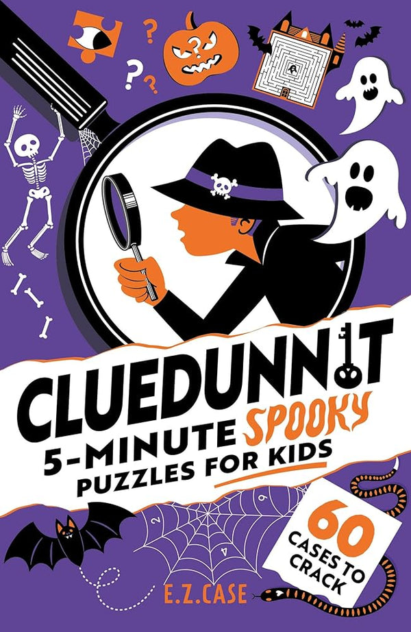 Cluedunnit: 5-minute Spooky Puzzles for Kids cover image