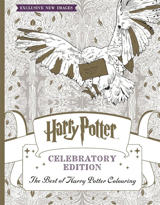 Harry Potter Celebratory Ed Colouring Bk cover image