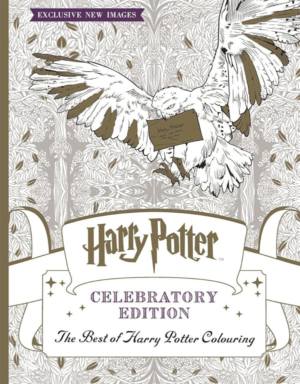 Harry Potter Celebratory Ed Colouring Bk cover image