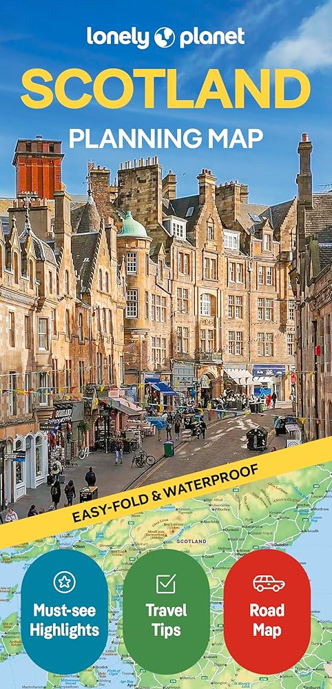 Lonely Planet Scotland Planning Map cover image