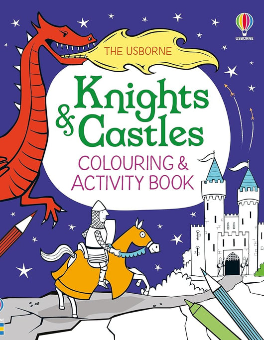 Knights & Castles Colouring & Activity Book cover image
