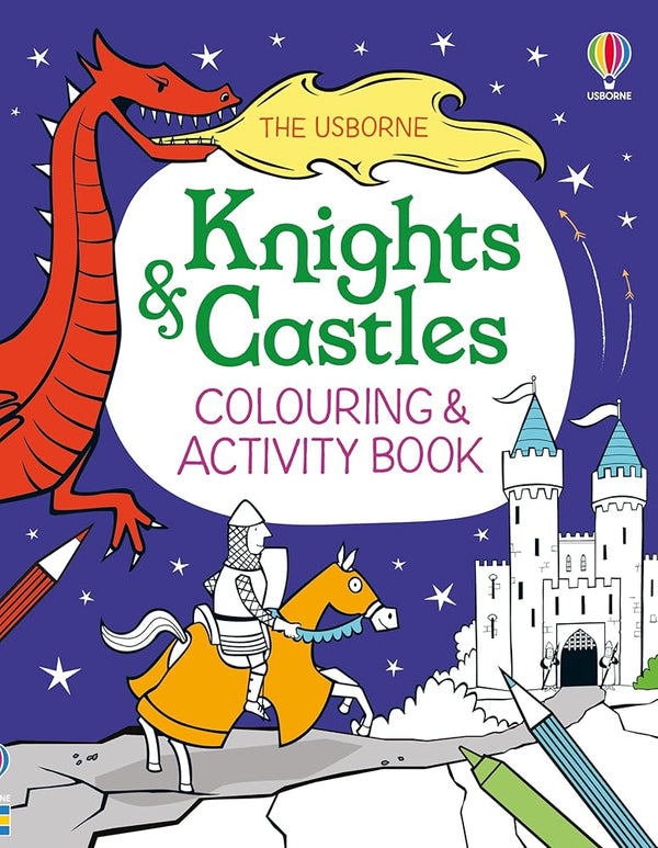 Knights & Castles Colouring & Activity Book cover image
