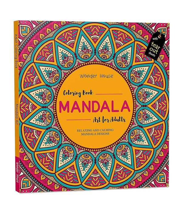Mandala Art: Colouring books for Adults with tear out sheets cover image