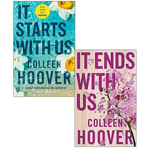 It Ends with Us & Starts With Us Series By Colleen Hoover 2 Books Set Paperback