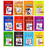 Diary of a Wimpy Kid's Collection 12 Books by Jeff Kinney Gift Boxset Paperback