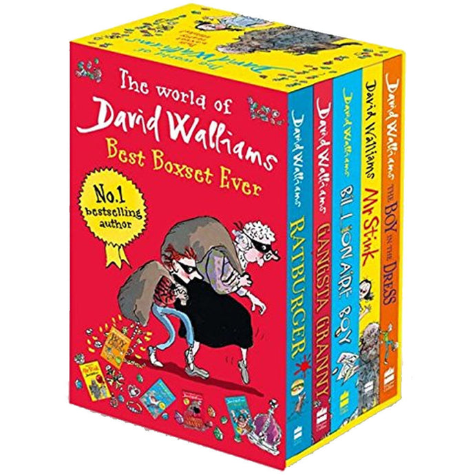 The World of David Walliams Best Boxset Ever 5 Books Collection Set NEW