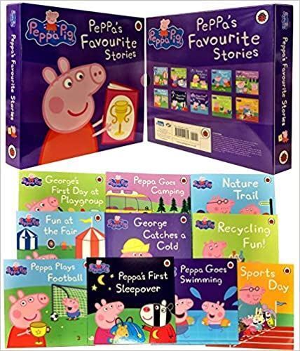 Peppa's Favourite Stories: 10 Book Collection Box Set Gift